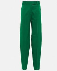 The Attico - Wide-Leg Wool-Blend Pants - Lyst