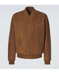 Polo Ralph Lauren - Suede Bomber Jacket - Lyst