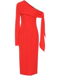 ‎Materiel Tbilisi‎ Midikleid aus Jacquard - Rot