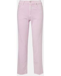 7 For All Mankind - Calie Straight Jeans - Lyst