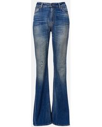 Acne Studios - 2025F Distressed Flared Jeans - Lyst