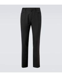 Tom Ford - Dyllan Wool And Mohair Twill Slim Pants - Lyst