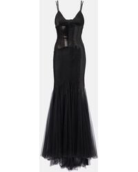 David Koma - Robe Mit Pailletten Und Tuell - Lyst