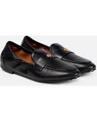 Tory Burch - Embellished Leather Ballet Flats - Lyst