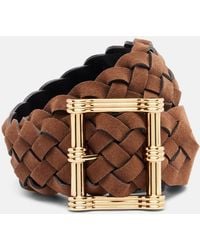 Etro - Wendbarer Guertel Aus Veloursleder - Lyst