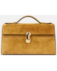 SAVETTE - Symmetry Suede Tote Bag - Lyst