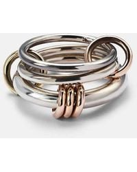 Spinelli Kilcollin - Ring Orion Aus Sterlingsilber Mit 18Kt Gelb- Und Rosegold - Lyst