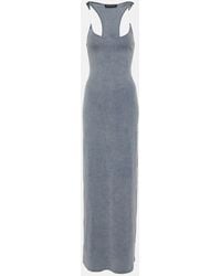 Y. Project - Invisible Strap Cotton Maxi Dress - Lyst