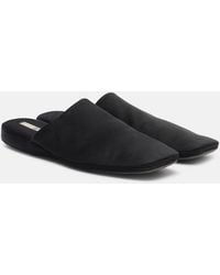 Calvin Klein - Hugh Satin Mules - Lyst