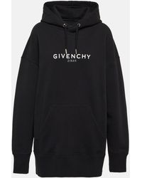 Givenchy Sweatshirt à capuche oversize Reverse - Noir