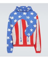 ERL - Stars And Stripes Cotton Hoodie - Lyst