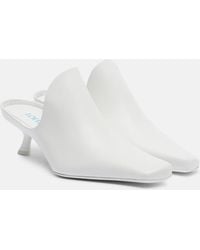 Loewe - Emily Leather Mules - Lyst