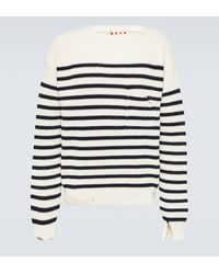 Marni - Striped Wool Sweater - Lyst
