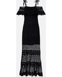 Anna Kosturova - Marianne Crochet Cotton Maxi Dress - Lyst