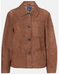 Max Mara - Suede Jacket - Lyst
