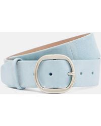 Gabriela Hearst - Elster Suede Belt - Lyst