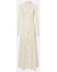 Rabanne - Lace Maxi Dress - Lyst