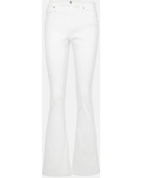 7 For All Mankind - High-Rise Flared Jeans Ali - Lyst