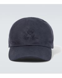 Loro Piana - Logo Suede Baseball Cap - Lyst