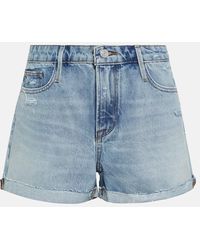 FRAME - Jeansshorts Le Grand Garcon - Lyst