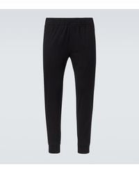 Prada - Re-Nylon And Cotton-Blend Tapered Pants - Lyst