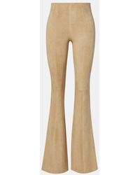 Stouls - Gege Suede Flared Pants - Lyst