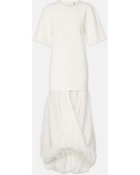 TOTEME - Midikleid Cocoon Aus Jersey - Lyst
