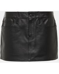 Wardrobe NYC - Micro Leather Miniskirt - Lyst
