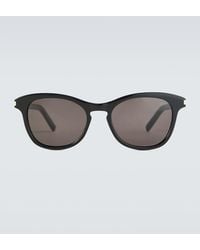 Saint Laurent - Round-frame Acetate Sunglasses - Lyst