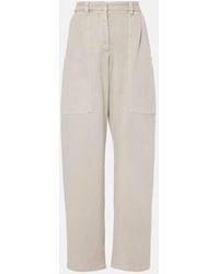 Brunello Cucinelli - Mid-Rise Wide-Leg Jeans - Lyst