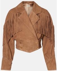 RIXO London - Darragh Suede Jacket - Lyst