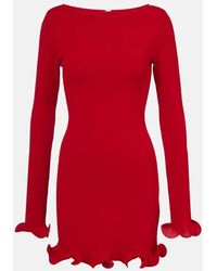 SAME - Minikleid Aus Strick - Lyst