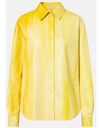 Loewe - Leather Shirt - Lyst