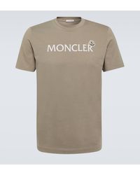 Moncler - T-shirt en coton a logo - Lyst