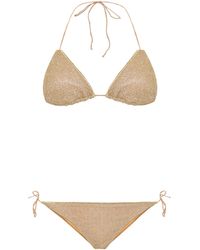 Oséree Neckholder-Bikini Lumière - Mettallic