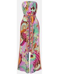 CAMILLA - Combi-Pantalon Imprimee En Soie - Lyst