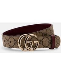 Gucci - Wendbarer Guertel Gg Marmont - Lyst