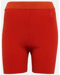 Jacquemus - Le Short Pralu Ribbed-knit Shorts - Lyst