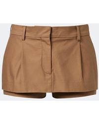 Acne Studios - Cotton Skort - Lyst