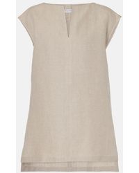 Max Mara - Colombo Linen Top - Lyst