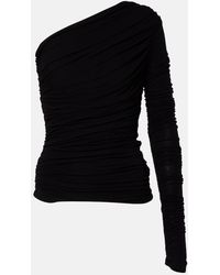 Agolde - Annette Asymmetrical Ruched Top - Lyst