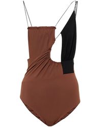 Nensi Dojaka - Cutout Asymmetric Swimsuit - Lyst