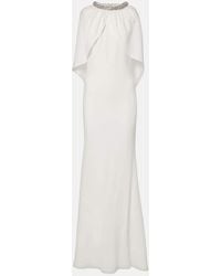 Roland Mouret - Bridal Embellished Caped Gown - Lyst