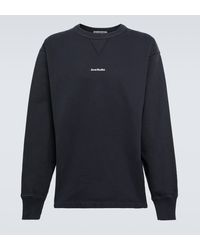 Acne Studios - Logo Cotton Fleece Sweater - Lyst