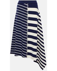Jonathan Simkhai - Braylon Asymmetrical Midi Skirt - Lyst
