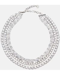 Self-Portrait - Choker Mit Kristallen - Lyst