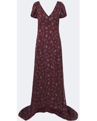 Markarian - Robe Longue Sienna A Fleurs - Lyst