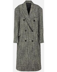 Isabel Marant - Oversize-Mantel Lojimiko Aus Einem Wollgemisch - Lyst