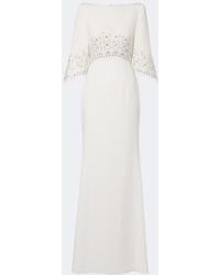 Jenny Packham - Bridal Electra Embellished Crepe Gown - Lyst