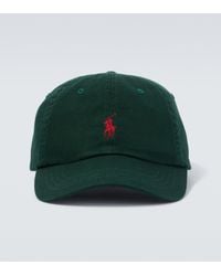 Polo Ralph Lauren Cappello da baseball in cotone con logo - Verde